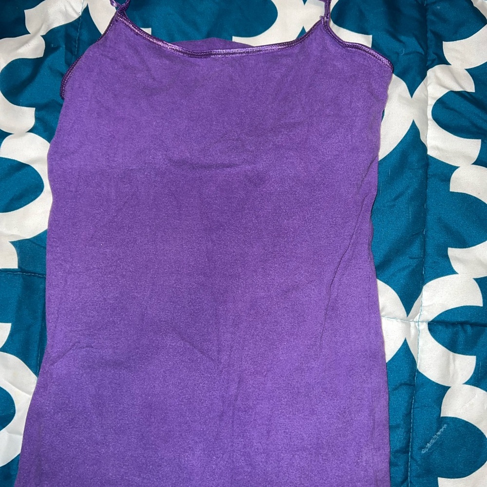 Purple Spaghetti Strap Top